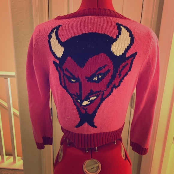 Vintage Betsey Johnson Cropped Devil 
